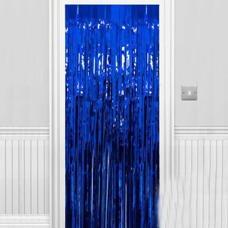 Sparkling Wall and Door Curtain Saks Blue 90x200cm