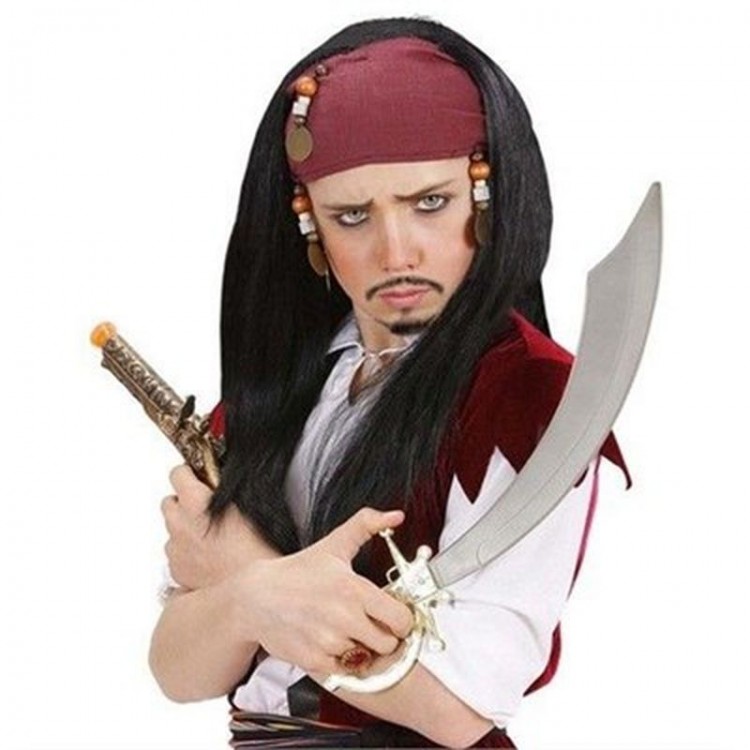 Jack Sparrow Pirate Wig with Bandana