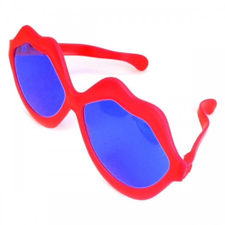 Red Color Mega Size Jumbo Lip Shaped Party Glasses