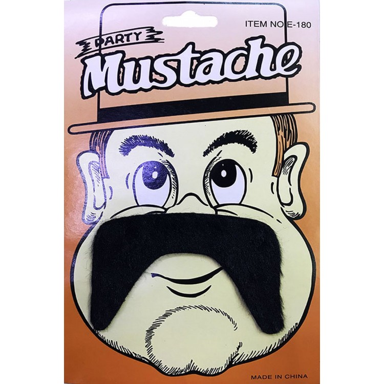Black Color Idealist Mustache Fake Party Mustache