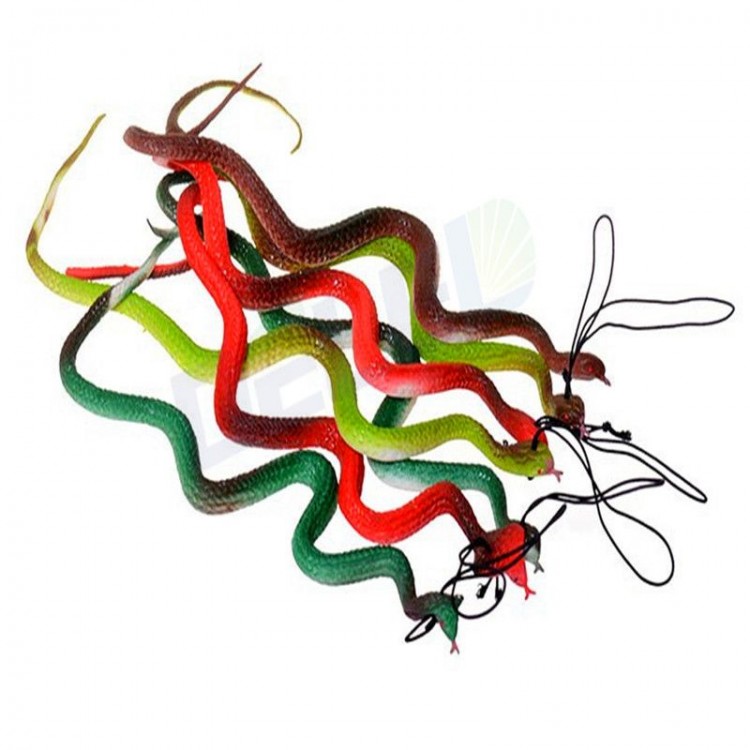 Joke Snake Meat Snake 37 cm 10 Pieces