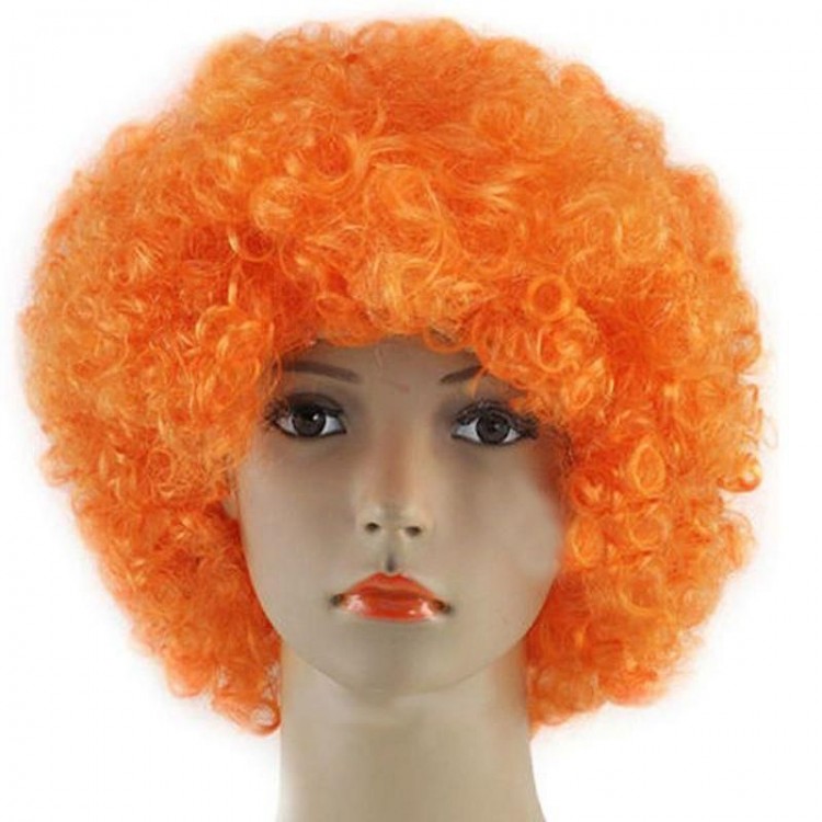 Orange Bonus Wig