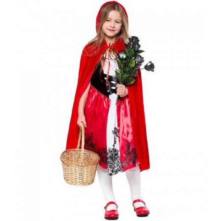 Red Riding Hood Hat Cloak 90 cm
