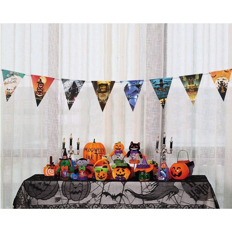 Halloween Halloween Pennant Flag Banner Ornament 8with 3 meters
