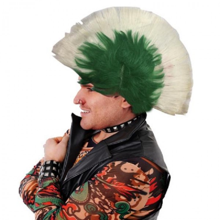 Mohican Mohawk Punk Wig - 70's 80'sYears Wig Model 10