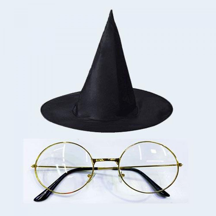 Harry Potter Wizard Hat and Wizard Glasses