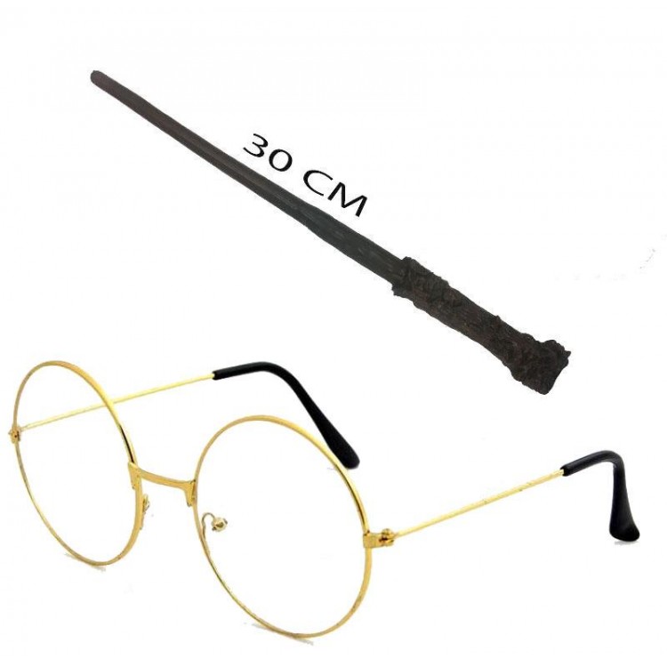 Harry Potter Wand 30 cm and Harry PotterGoggle Set