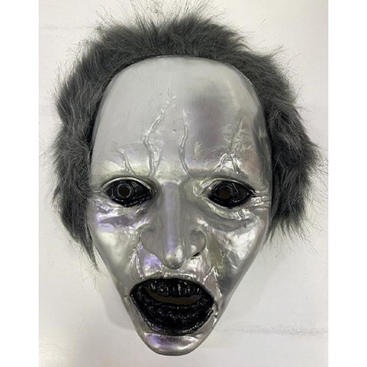 Gri Saçlı Plastik Michael Myers Maskesi 26x17 cm