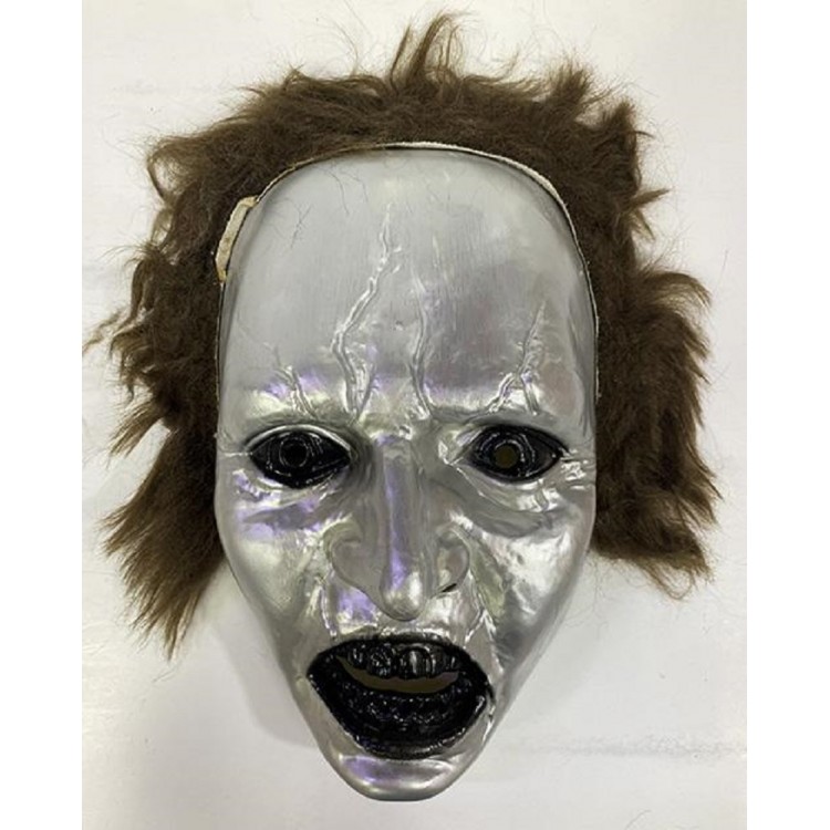 Koyu Kahve Saçlı Plastik Michael Myers Maskesi 26x17 cm