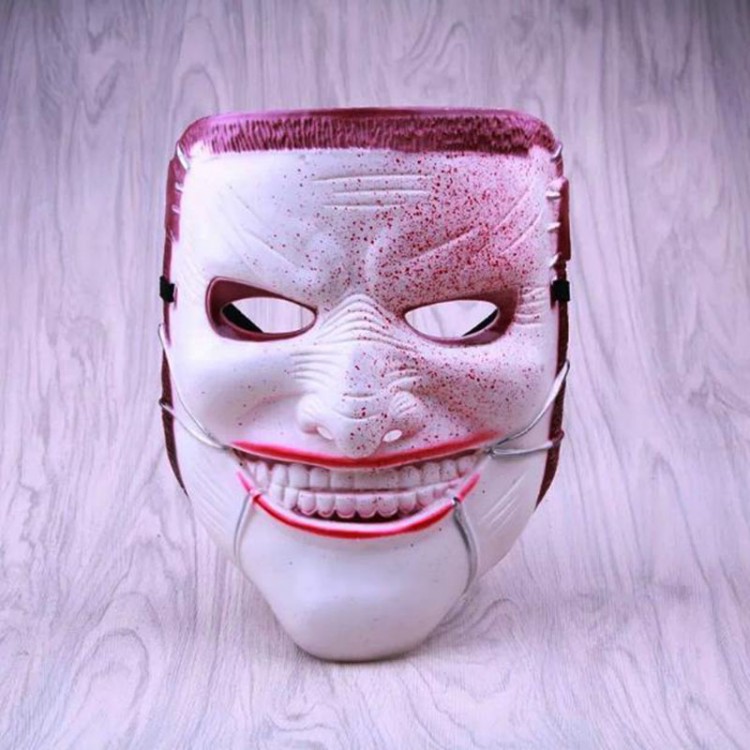 Resin Death Joker Mask with Blood 23x18 cm