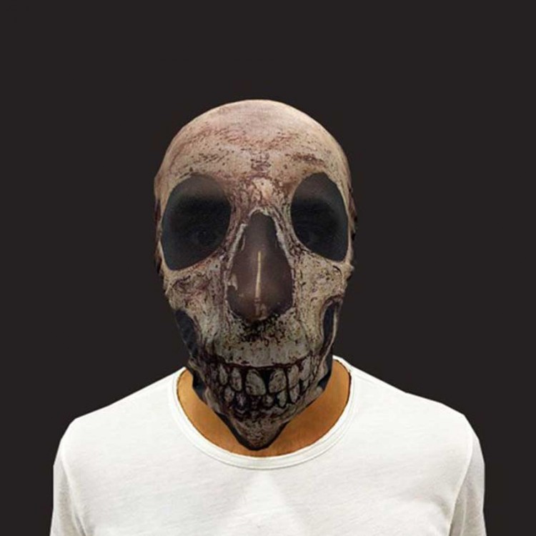 Kafaya Tam Geçmeli Bez Kuru Kafa Maskesi - Streç Korku Maskesi - 3D Baskılı Maske Model 9