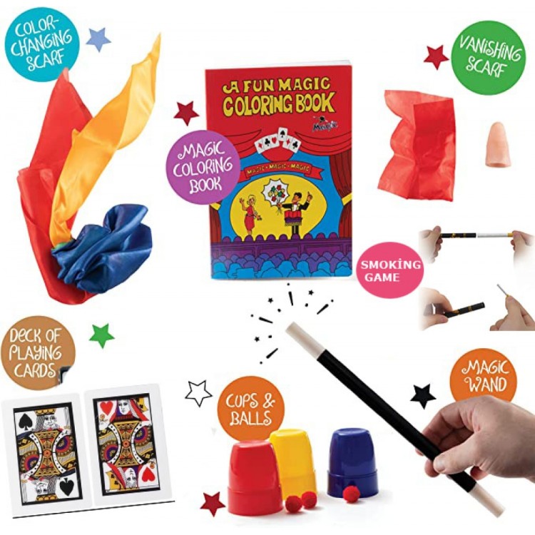 Magic Materials Illusion Products Magic Games 7 DifferentGame Set