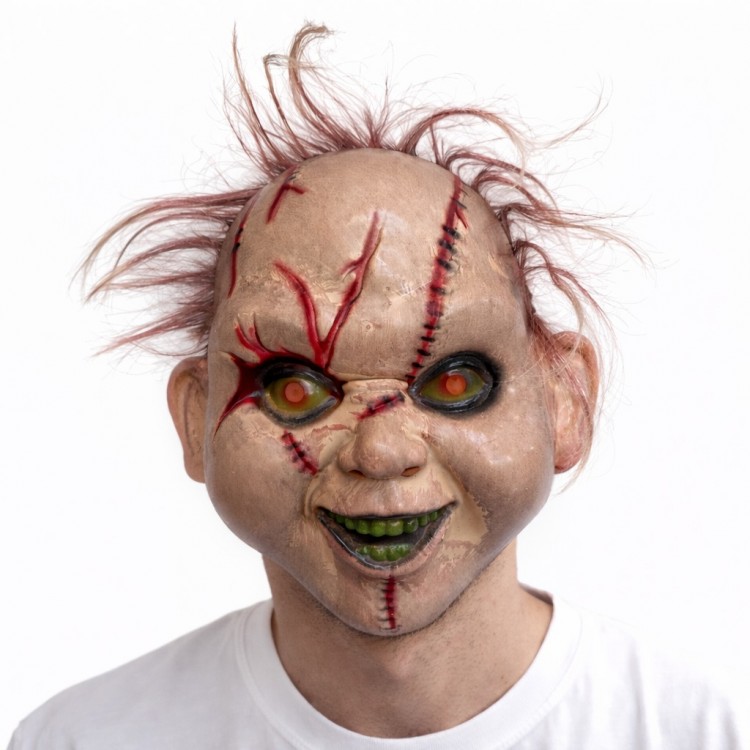 Haired Caki Horror Mask – Realistic Stitched and Detailed Mask