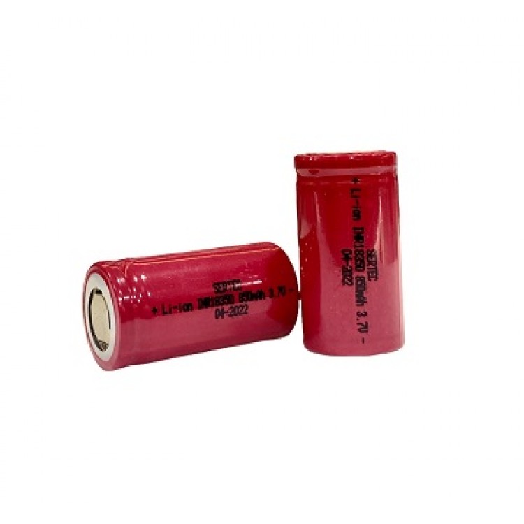 18350 3.7V 850 Mah Li-Ion RechargeableBattery - 1C