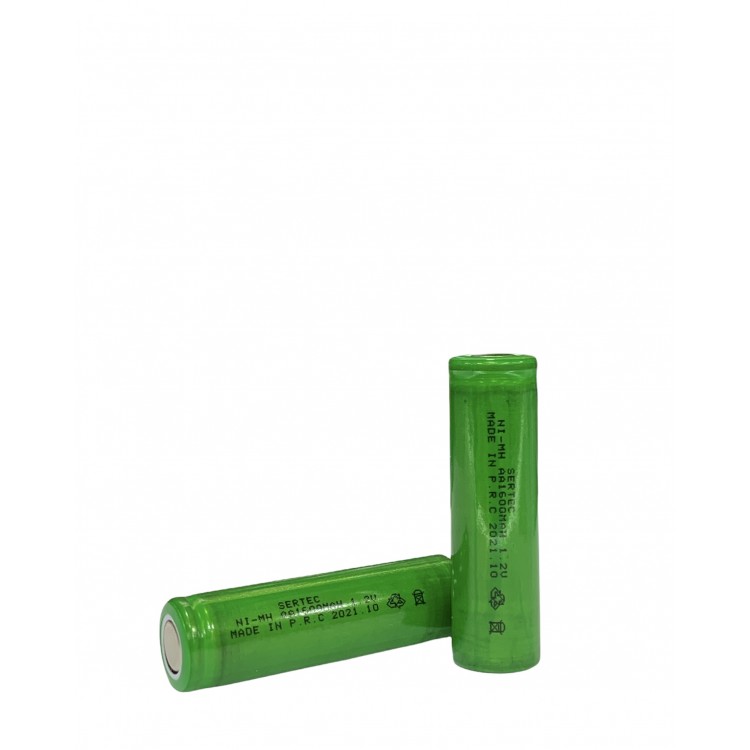1.2V 1600 Mah - AA - Ni-MH RechargeableBattery - (Headless / Flat Head)