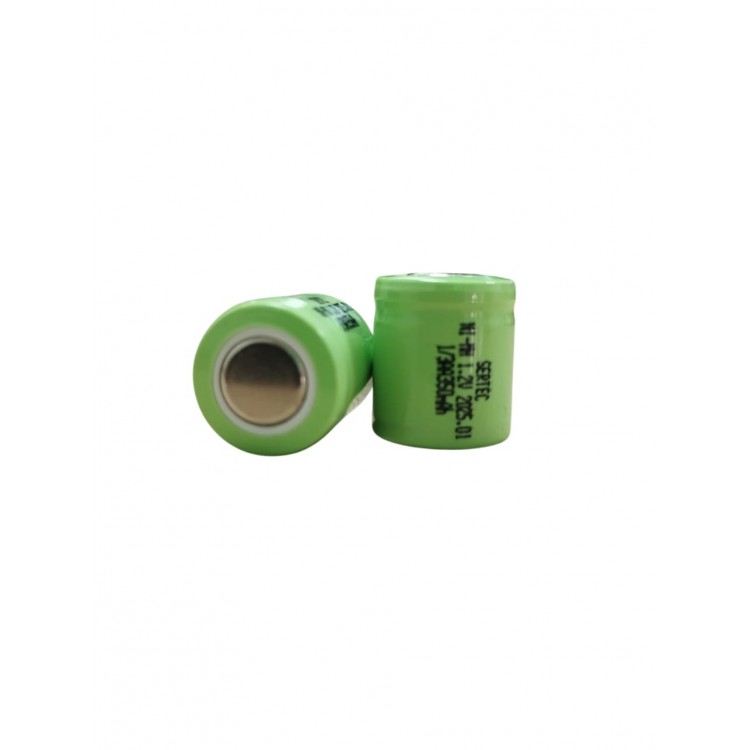 1.2V 350 Mah - 1/3AA - Ni-MHRechargeable Battery - (Headless / Flat Head)