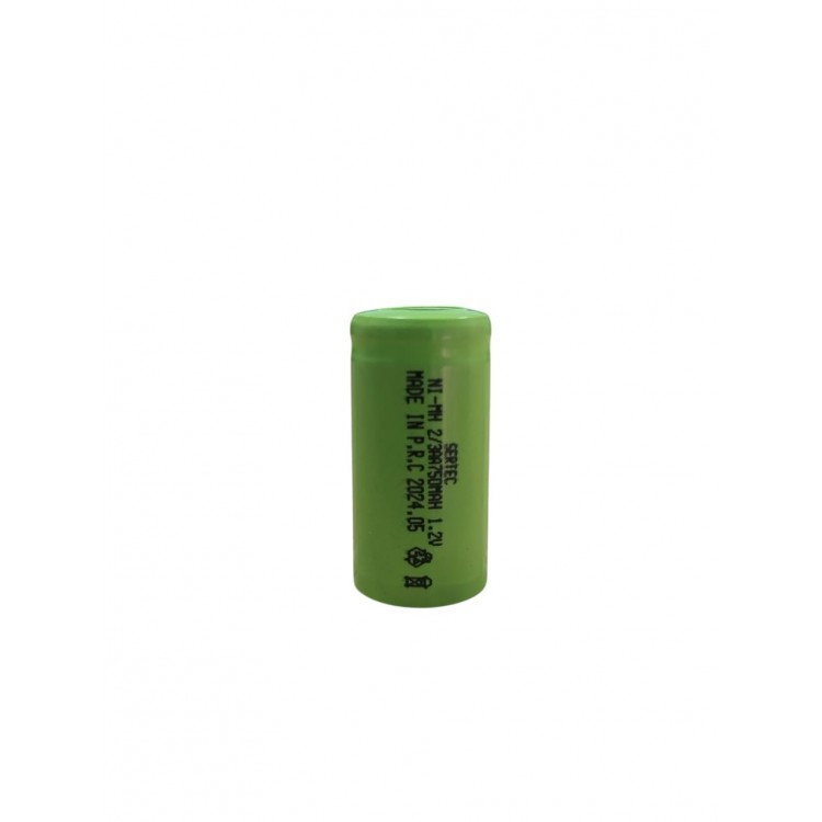 1.2V 750 Mah - 2/3AA - Ni-MHRechargeable Battery - (Headless / Flat Head)