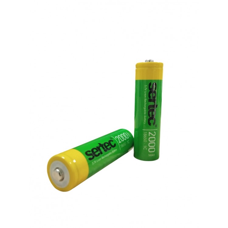 18650 3.7V 2000 Mah 1C Li-ionRechargeable Battery Head
