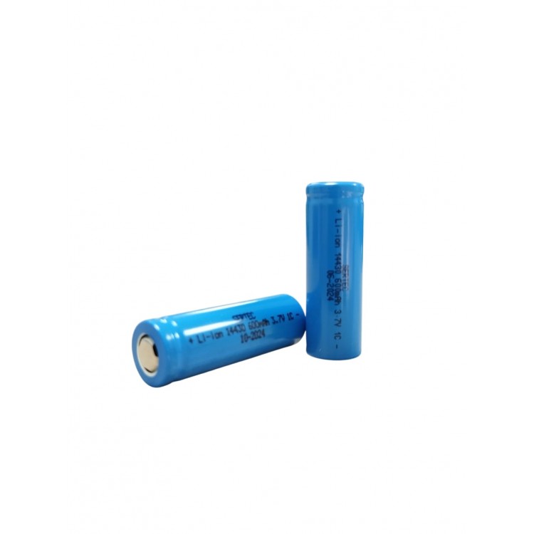 3.7V Li-ion 14430 - 650 mAh 1C Şarjlı Pil