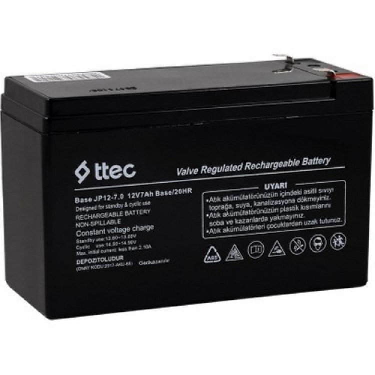 12V 7 AH Base Dry Maintenance-Free Battery