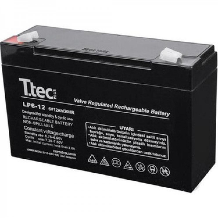 6V 12 AH Dry Maintenance-Free Battery