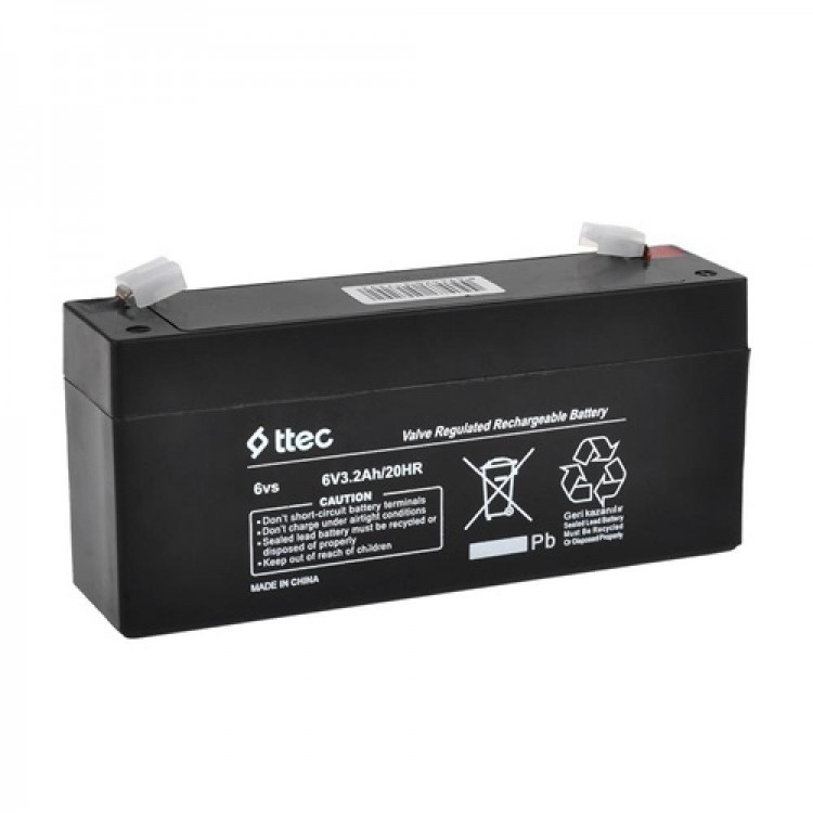 6V 3.2 AH Dry Maintenance-Free Battery