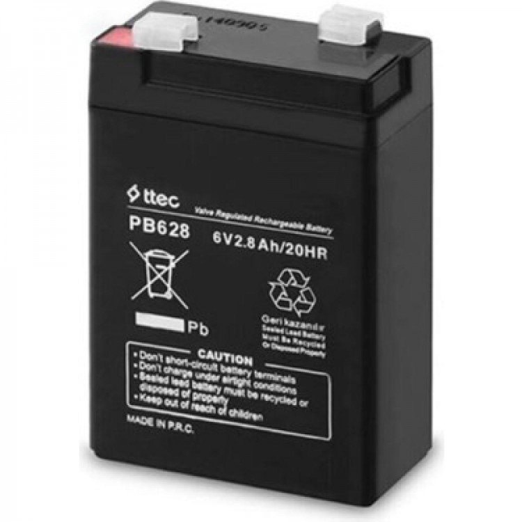 6V 2.8 AH Dry Maintenance-Free Battery