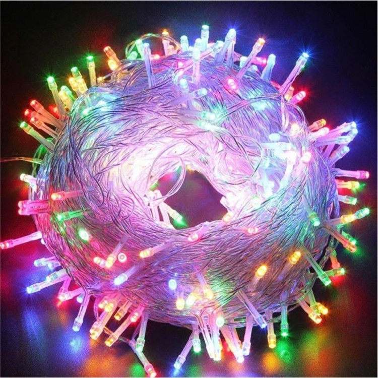 10M 100 Led Beads Lamp RGB Light Transparent Cable MZ-18-1