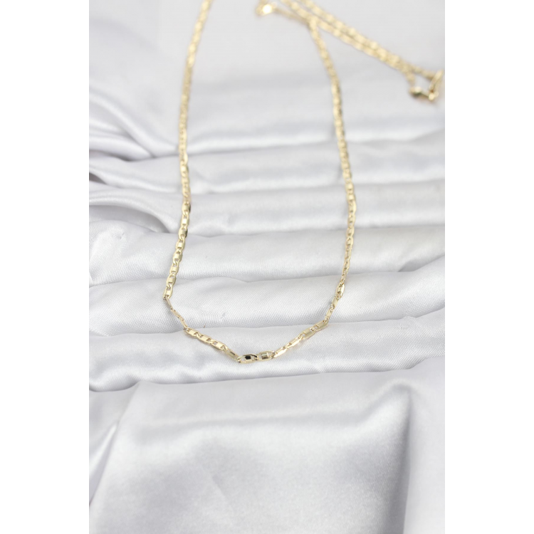 CM 14K Gold Renk Gemici Zincir Model 60 cm Kadın Kolye 5886