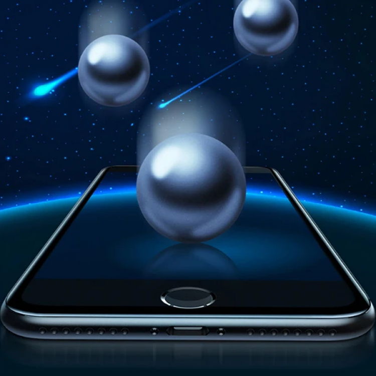 Baseus İPhone 8 Plus 7 Plus 6S-6Plus 3D 023mm Full Kırılmaz Cam Ekran Koruyucu-(5775)