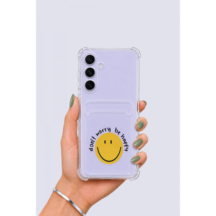 Samsung Galaxy S25 FE Kartlıklı Gülücük Desenli Kılıf