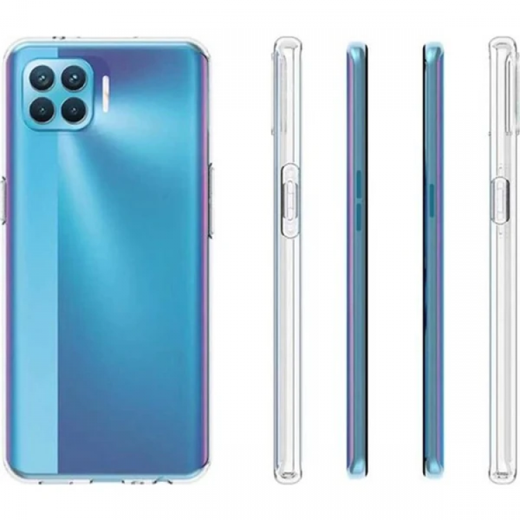 OPPO Reno F17-A73 2020 Anti-Drop Shockproof Darbe Emici Silikon Kılıf-(5775)