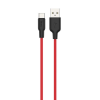 HOCO X21 Plus USB to Type-C 3A Silikon Hızlı Şarj ve Data Kablosu-(5775)