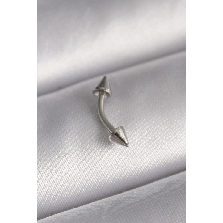 316L Çelik Gümüş Renk Çivi Model Piercing 5886