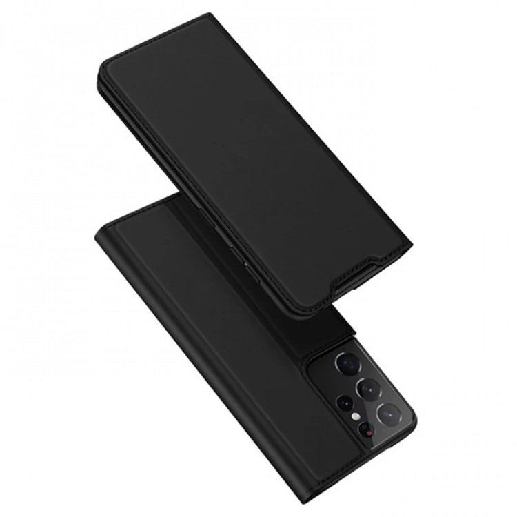 Dux Ducis SM Galaxy S21 Ultra Kılıf Flip Cover Kılıf SkinPro Series-(5775)