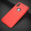İphone X Xs Litchi Tam Koruma Soft Silikon Kılıf-(5775)