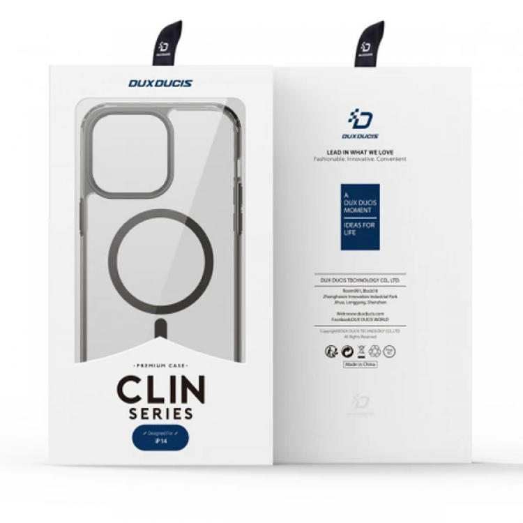 Dux Ducis Clin Mag Series iPhone 14 6.1 Magsafe Uyumlu Manyetik Silikon Kılıf-(5775)