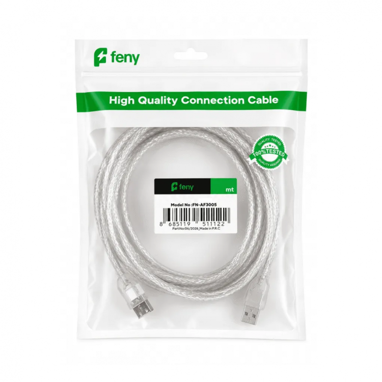 FENY FN-U3015 USB Yazıcı Kablosu %100 Bakır 1.5 Metre(1923)