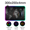 ALLY Dünya Desenli RGB Led Işıklı Oyuncu Mouse Pad 300*250*4MM-(5775)