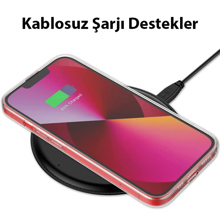 ALLY iPhone 14 Plus 6.7inç Crystal Clear Kamera Korumalı Sert PC Kılıf-(5775)