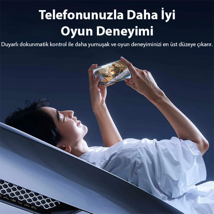 Baseus Crystalline iPhone 15 Pro Full Koruma Anti Mavi Işık Tempered Cam Ekran Koruyucu-(5775)