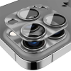 ALLY iPhone 15 Pro-15 Pro Max Metal Tempered Kamera Lens Koruyucu-(5775)