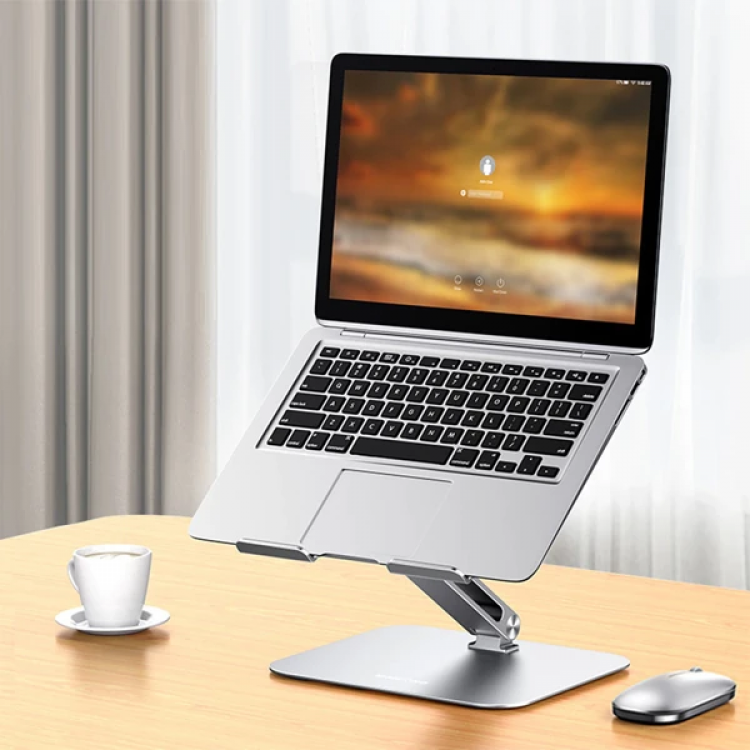 ALLY MC LS677 Premium Ayarlanabilir ve Katlanabilir Alüminyum Laptop-Bilgisayar Standı-(5775)