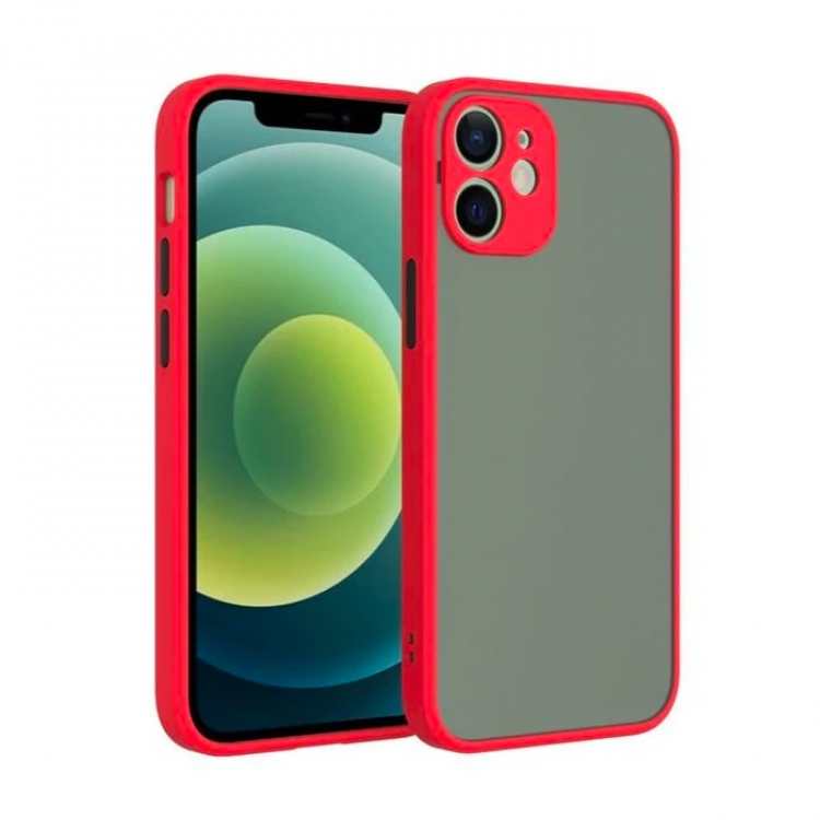 iPhone 12 6.1inç Kamera Korumalı Premium Silikon Kılıf-(5775)