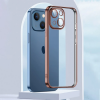 ALLY Fashion Series iPhone 13 6.1inç Kılıf Renkli Kenar Lazer Çerçeveli Silikon Kılıf-(5775)