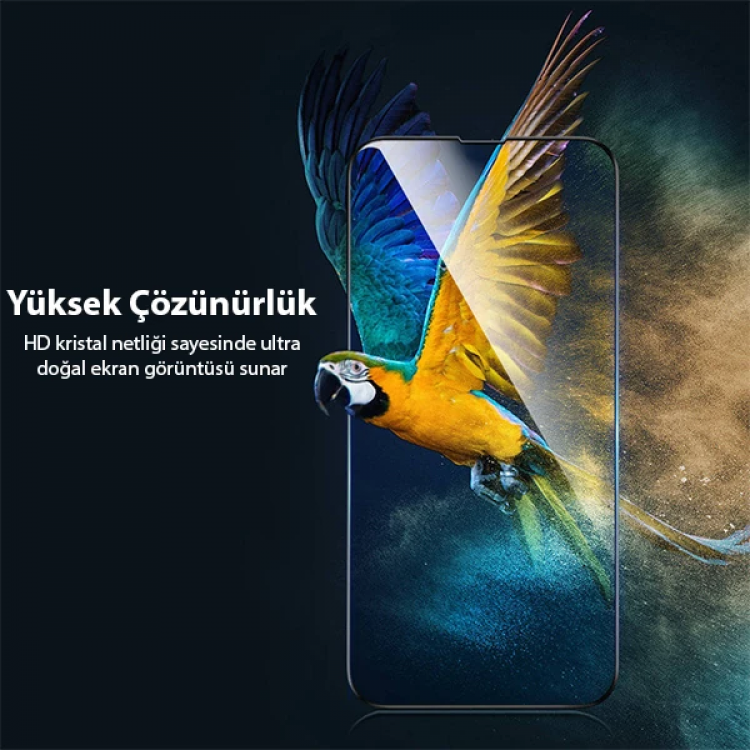 Baseus iPhone 13 Mini 0.3mm Full Çerçeve Cam Ekran Koruyucu 2 Adet-(5775)