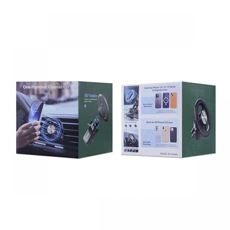 Ally HL-153A Mıknatıslı Araç Havalandırma Telefon Tutucu-(5775)