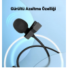 HOCO L14 iPhone Lightning Kablolu Profesyonel Yayıncı Yaka Mikrofonu 2mt-(5775)