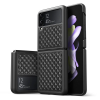 Dux Ducis Venice Series Samsung Galaxy Z Flip3 5G için Premium Deri Kılıf-(5775)