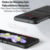 Dux Ducis Venice Series Samsung Galaxy Z Flip3 5G için Premium Deri Kılıf-(5775)